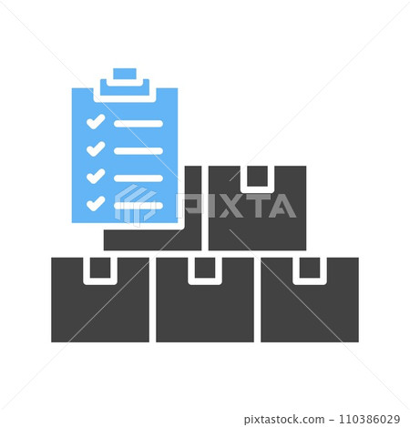 Inventory Management icon vector image. Inventory Management icon vector image. 110386029