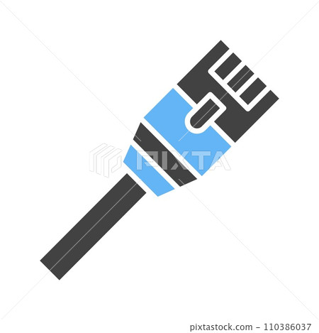 Internet Cable icon vector image. 110386037