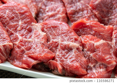 Beef (for Momo Yakiniku). Beef (for Momo Yakiniku). 110386271