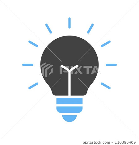 Indicator Lamp icon vector image. 110386409