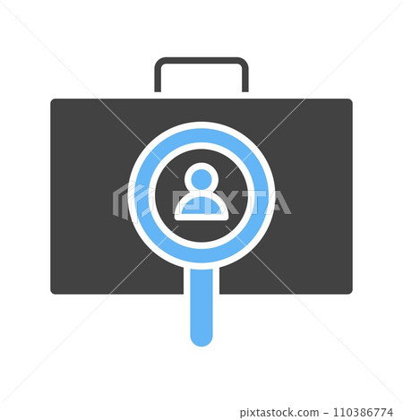 Employees Search icon vector image. 110386774