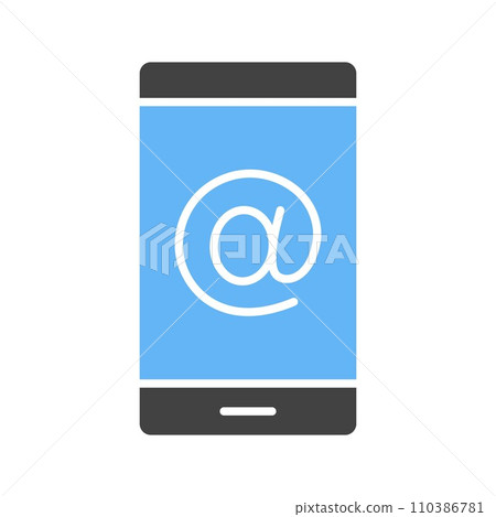 Email Address icon vector image. 110386781