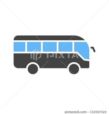 Bus icon vector image. 110387328