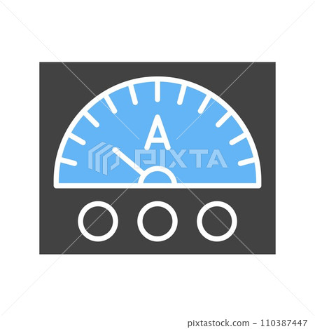 Ammeter icon vector image. Ammeter icon vector image. 110387447