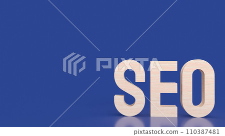 The seo text for Business concept 3d rendering 110387481