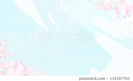 Refreshing spring Japanese style background Refreshing spring Japanese style background 110387763