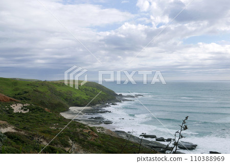 cloudy sky ocean cloudy sky ocean 110388969