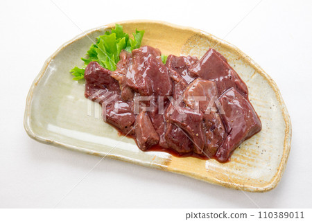 Beef liver plate for yakiniku Beef liver plate for yakiniku 110389011