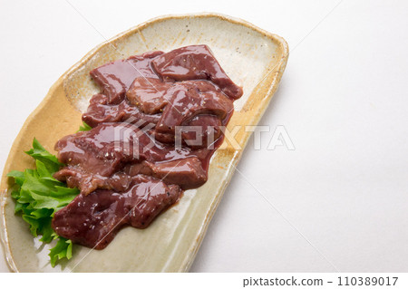 Beef liver plate for yakiniku Beef liver plate for yakiniku 110389017