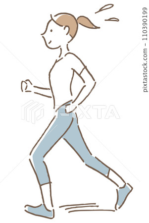 Women walking 110390199