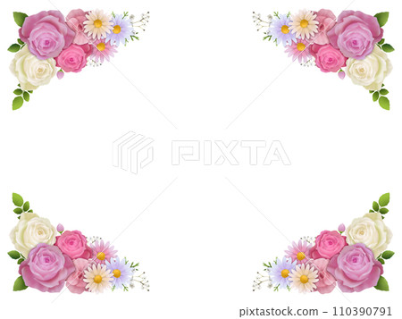 Flower frame A-1 (PNG) Flower frame A-1 (PNG) 110390791