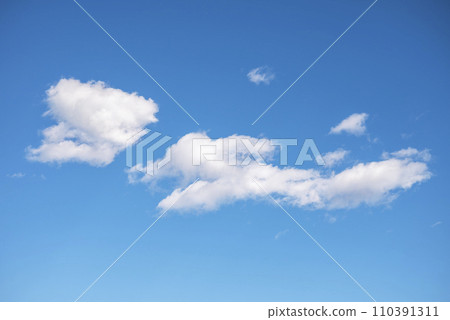 冬天的天空藍天影像[神奈川縣平塚市] 110391311