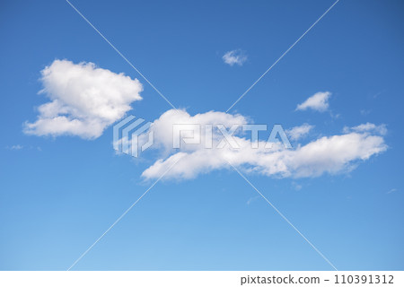 冬天的天空藍天影像[神奈川縣平塚市] 110391312