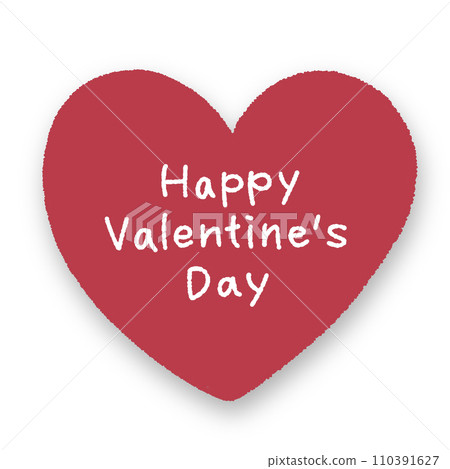 Happy Valentine's Day hand-drawn text material Happy Valentine's Day hand-drawn text material 110391627