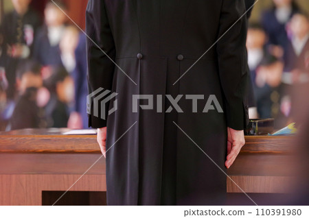 Graduation ceremony scene Graduation ceremony scene 110391980