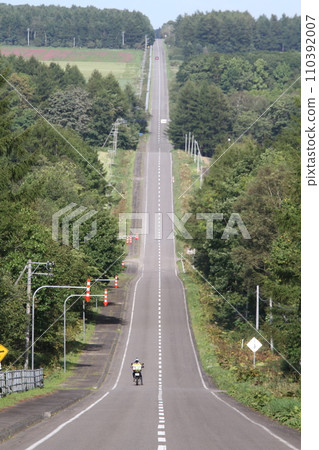 Nakashibetsu Town Milk Road North No. 19 Milk Road Kaiyodai Straight Road Up and Down Nakashibetsu Town Milk Road North No. 19 Milk Road Kaiyodai Straight Road Up and Down 110392007
