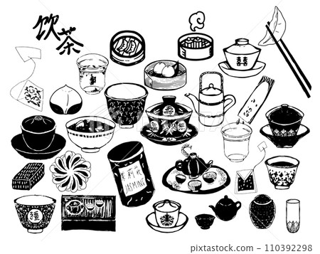 點心線畫插圖集 110392298