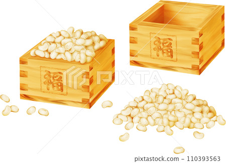 Setsubun Lucky Beans Setsubun Beans Masu 110393563