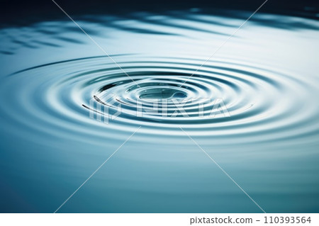 AI-generated content. Background wave nature blue circle motion ripple water splashing purity droplet abstract liquid AI-generated content. Background wave nature blue circle motion ripple water splashing purity droplet abstract liquid 110393564