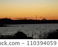 Evening view of Fuji from Lake Teganuma 110394059