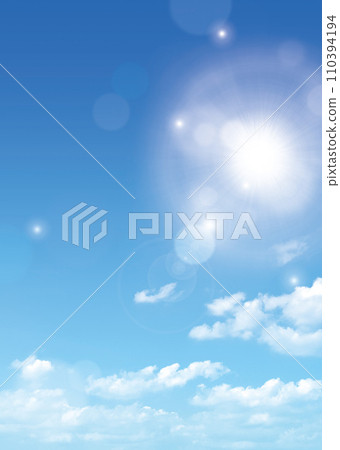 清澈的藍天和陽光 清澈的藍天和陽光 110394194