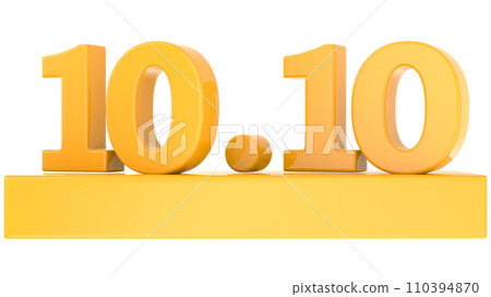 Follow Number Gold 3D Render With Number 3D, Discount Number Follow Number Gold 3D Render With Number 3D, Discount Number 110394870