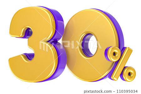 Follow Number 3D Render Follow Number 3D Render 110395034