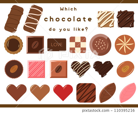 Valentine's chocolate set 110395216