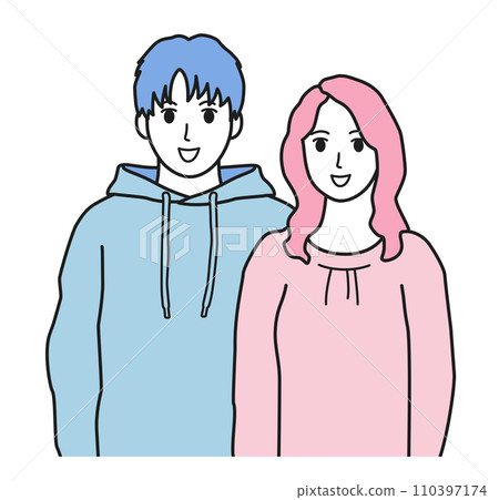 Smile couple 110397174