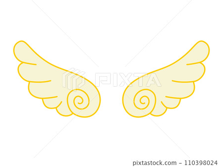 illustration of wings illustration of wings 110398024