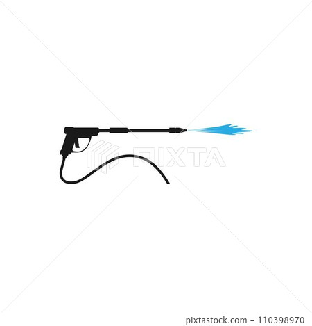 Pressure washing gun logo template Pressure washing gun logo template 110398970