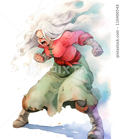 美國漫畫風格水彩風格插畫 110400548