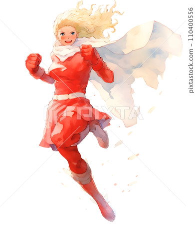 美國漫畫風格水彩風格插畫 美國漫畫風格水彩風格插畫 110400556