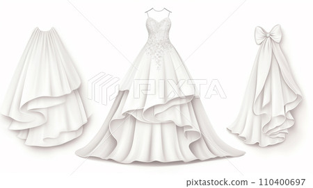 Bridal Gowns and Veils Collection Bridal Gowns and Veils Collection 110400697
