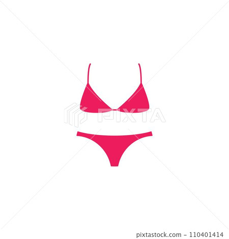 Swimsuits or Bikini Icon isolated on white background Swimsuits or Bikini Icon isolated on white background 110401414