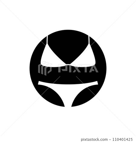 Swimsuits or Bikini Icon isolated on white background Swimsuits or Bikini Icon isolated on white background 110401425