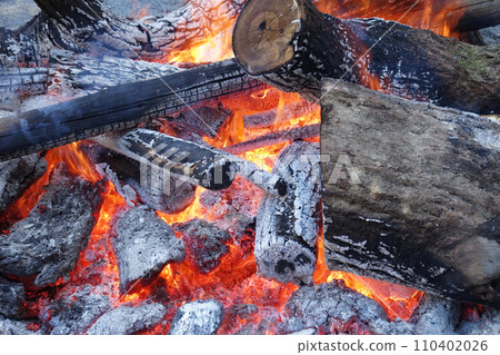 [篝火]新年風景/神社篝火 110402026