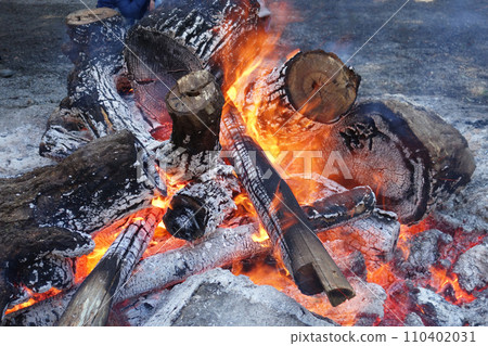 [篝火]新年風景/神社篝火 110402031