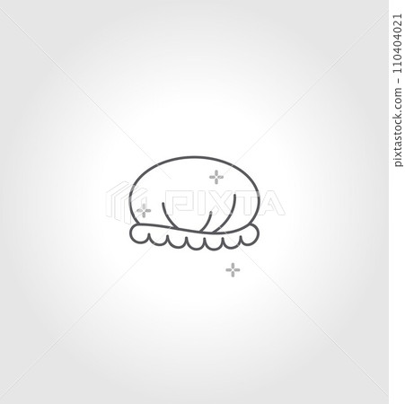 Disposable surgical cap linear icon. Protective wear for head. Doctor uniform. Sterile nurse suit. Thin line customizable illustration. Contour symbol. Vector isolated outline drawing. Editable stroke Disposable surgical cap linear icon. Protective wear for head. Doctor uniform. Sterile nurse suit. Thin line customizable illustration. Contour symbol. Vector isolated outline drawing. Editable stroke 110404021