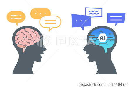 AI與人對話的影像 AI與人對話的影像 110404591
