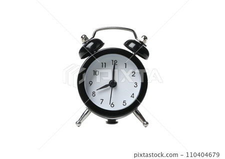 PNG,black alarm clock, isolated on white background PNG,black alarm clock, isolated on white background 110404679