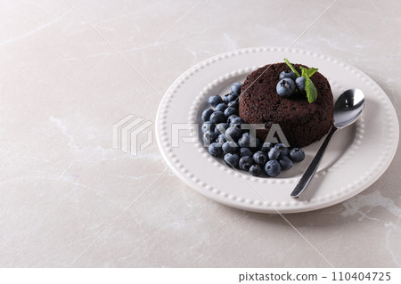 Chocolate fondant, concept of delicious sweet food 110404725