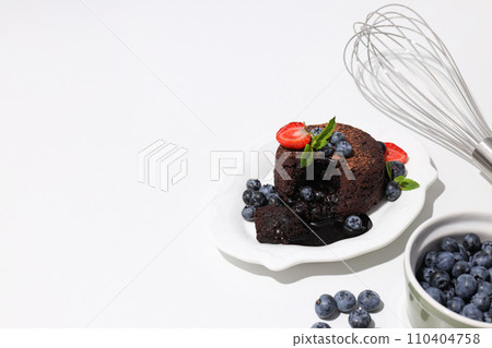 Chocolate fondant, concept of delicious sweet food 110404758