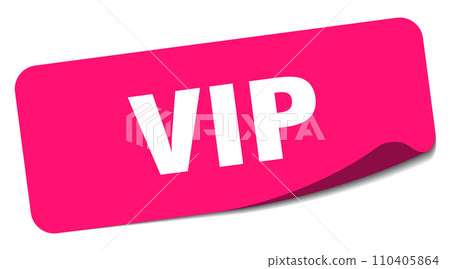 vip sticker. vip label 110405864