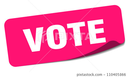 vote sticker. vote label vote sticker. vote label 110405866