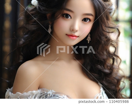 cute sexy female woman 110405986
