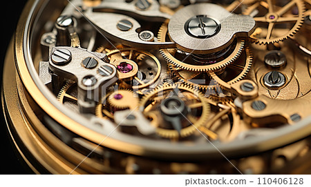 Beautiful and precise internal structure of a watch “AI generated image” 110406128