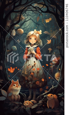 Magic fairy tale characters Magic fairy tale characters 110406746