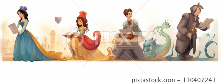 Magic fairy tale characters Magic fairy tale characters 110407241