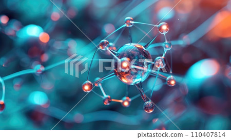 Science Molecule, Molecular DNA Model Structure 110407814